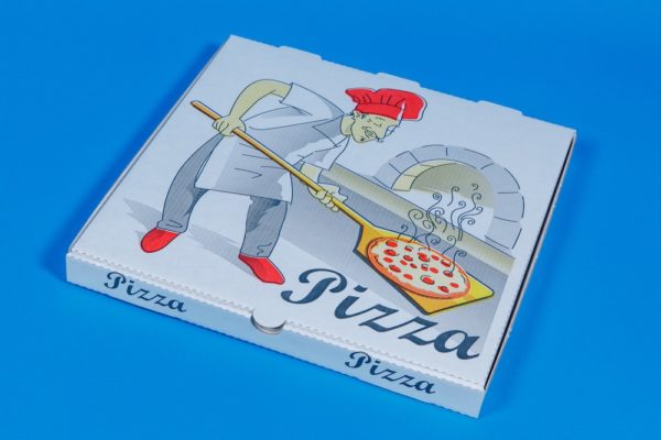 Pizza-Karton 32x32x3cm Doppelkraft (323E)